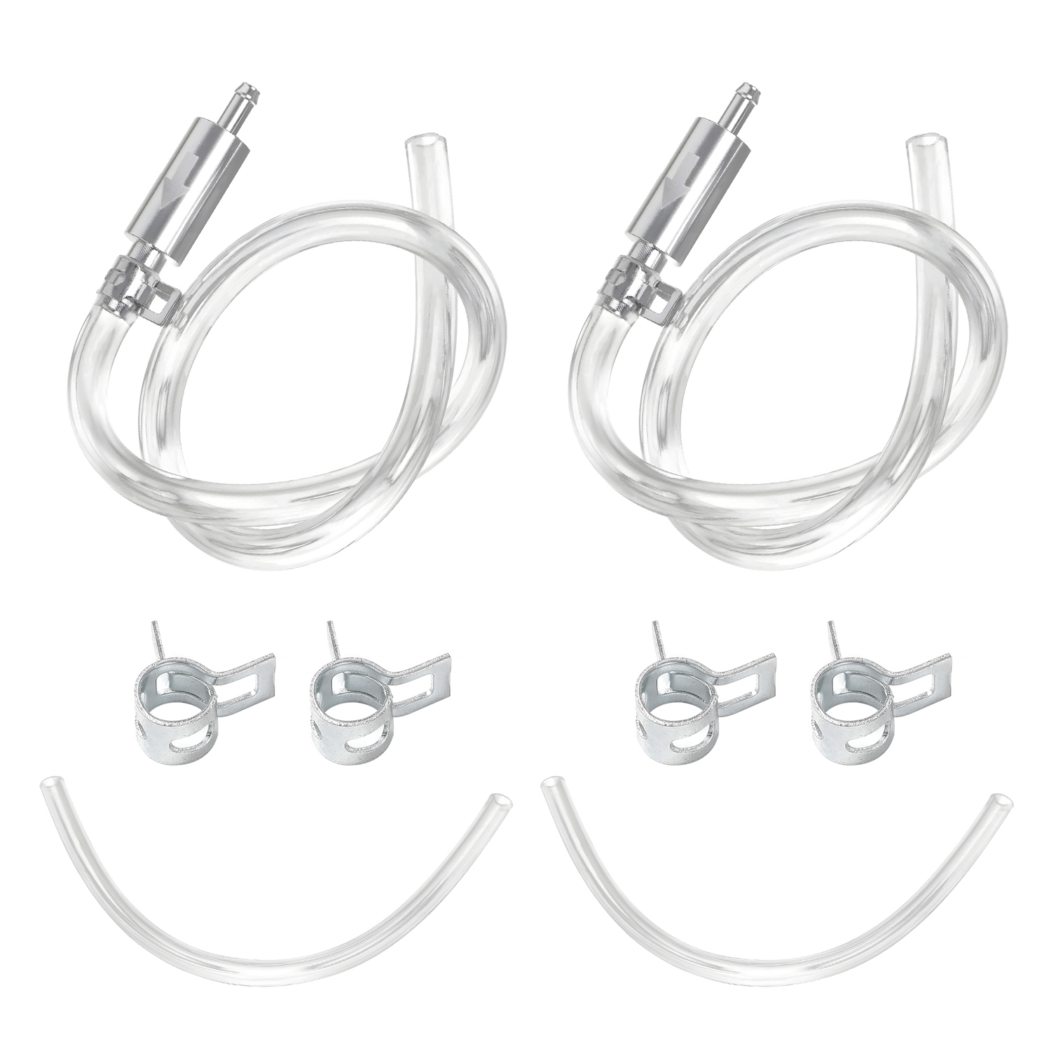 Brake Bleeder Kit - 2X remontluchtingslang, eenrichtingsklep ontluchtingsgereedschapset voor motorfietskoppeling,
