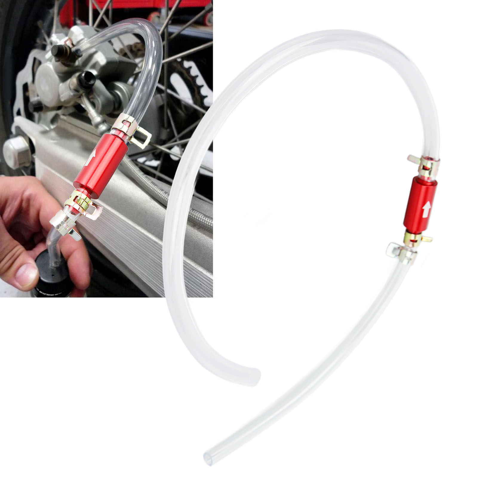 Brake Bleeder Kit - 2 stks Remontluchter Slang 6 MM