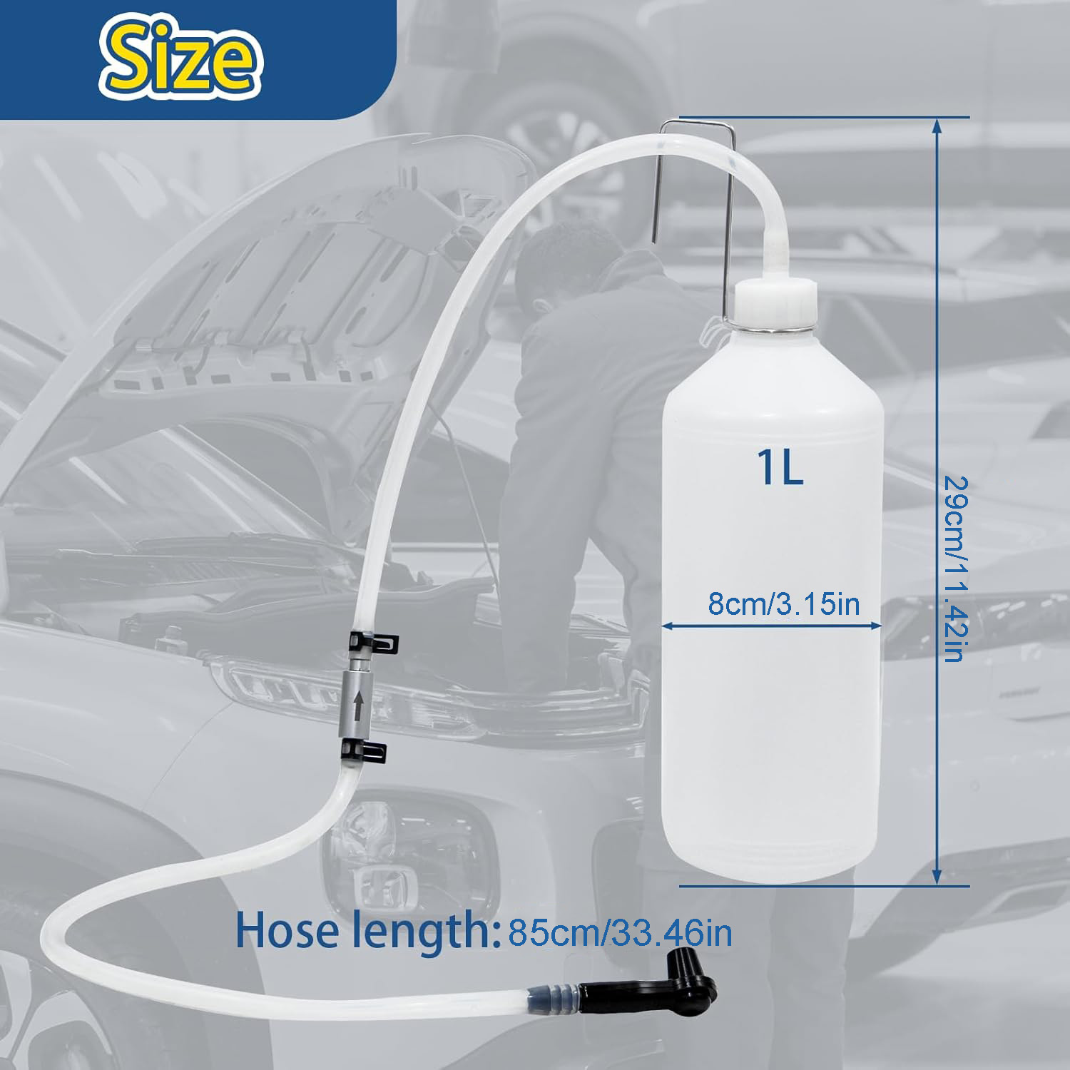 1L remvloeistofontluchtingsset - Brake Bleeder Kit recensie en prijs