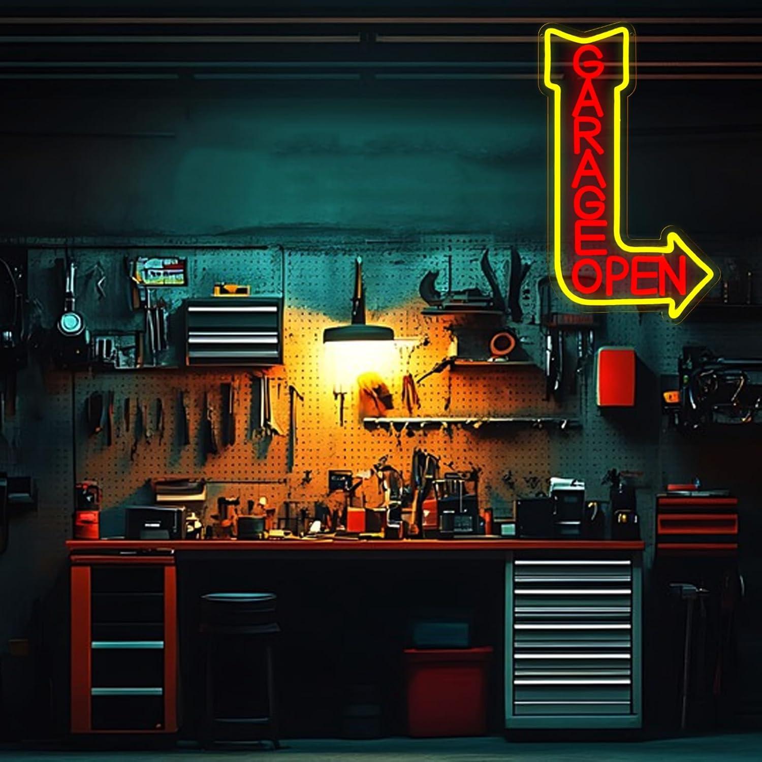 Garage Open Neonbord USB Dimba - Auto Repair Shop Open recensie en prijs