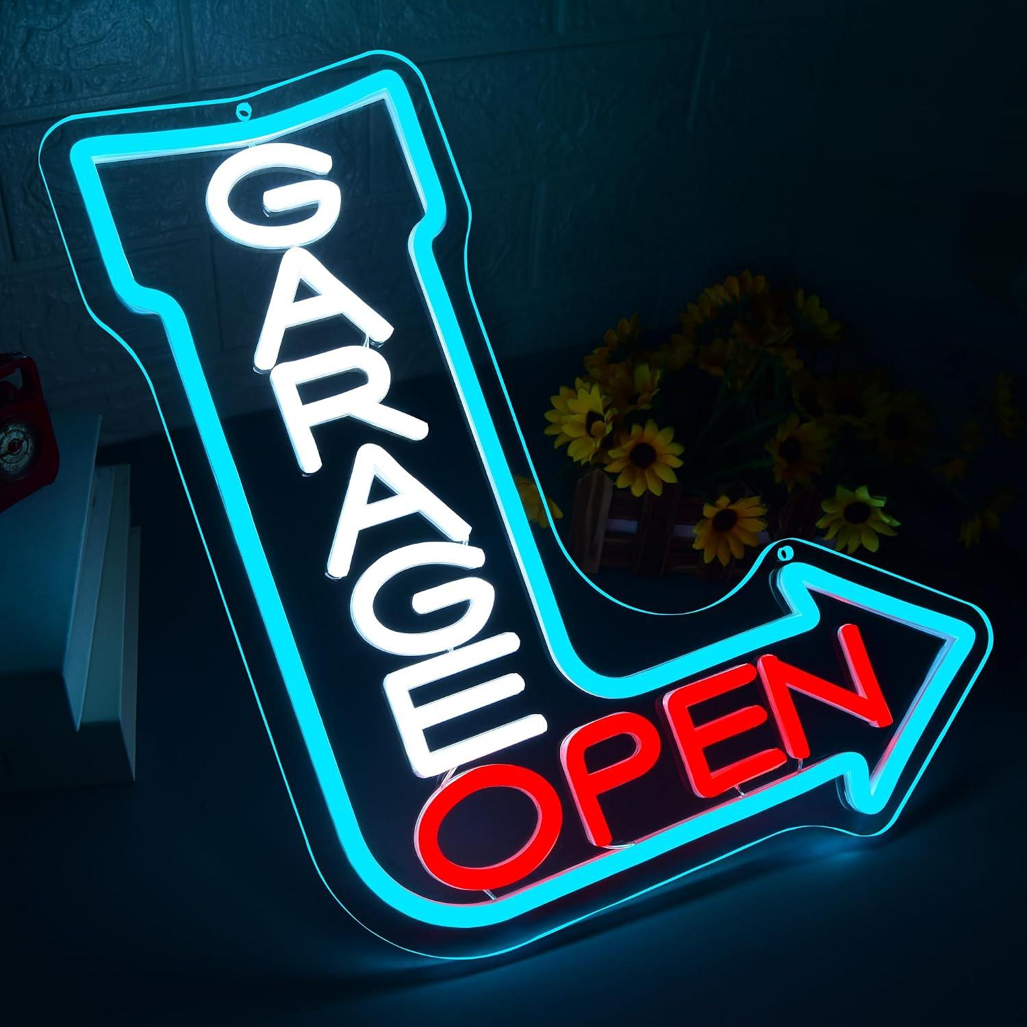 Garage Open Pijl Neonbord USB  - Auto Repair Shop Open recensie en prijs
